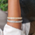 Bracelete Baguete Banho Ouro 18K na internet