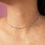 Choker Espelho Ródio Branco na internet