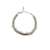 Pulseira lacraia com zircônia Ródio Branco - comprar online