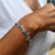 Pulseira lacraia com zircônia Ródio Branco na internet
