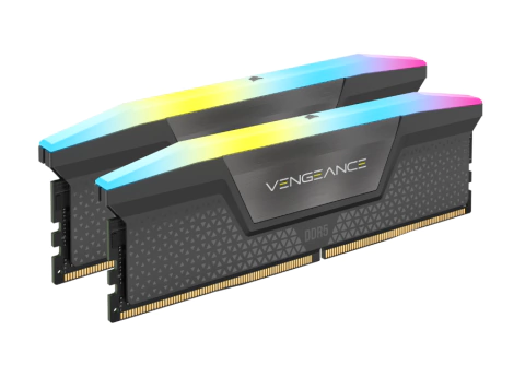 MEMORIA DDR5 CORSAIR 32GB (2X16GB) 5600 MHZ VENGEANCE RGB AMD EXPO CL36