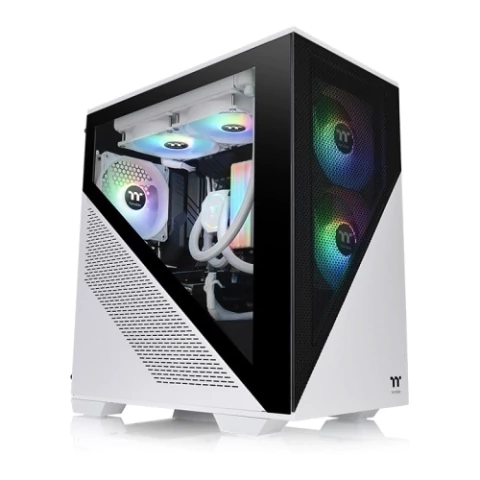 GABINETE GAMER THERMALTAKE DIVIDER 170 TG ARGB SNOW WHITE TEMP GLASS