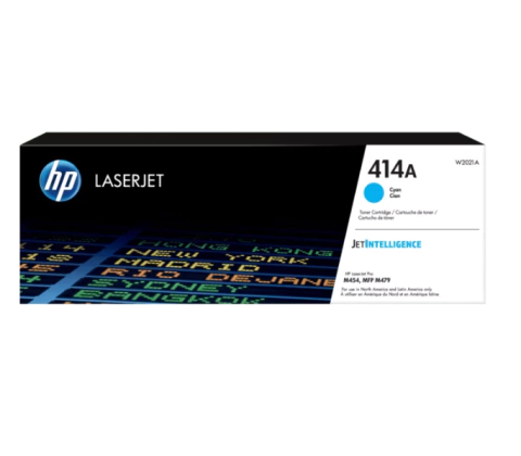 W2021A HP 414A CYAN LASERJET TONER CARTRIDGE