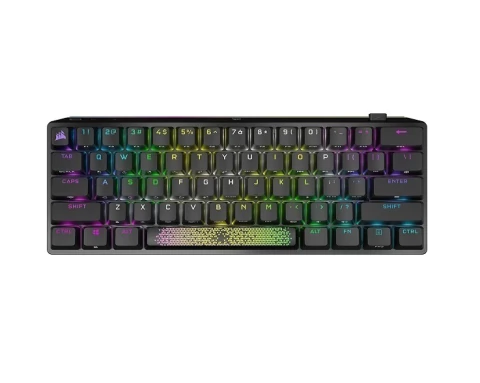 TECLADO CORSAIR K70 PRO MINI WIRELESS RGB 60 MECANICO CHERRY MX BLACK PBT
