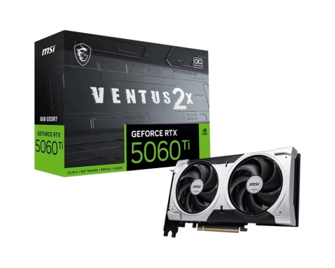 VGA MSI GEFORCE RTX 5060 TI VENTUS 2X OC PLUS 8G