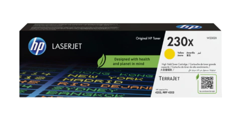 HP 230X YELLOW ORIGINAL LASERJET TONER W2302X