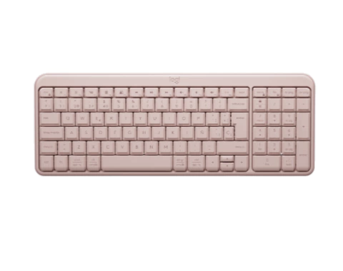 TECLADO LOGITECH BLUETOOTH K250 PEBBLE ROSE 920-013447