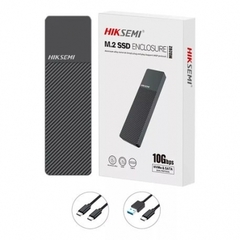 Adaptador hik ssd2.5 a externo usb 3.2 type-c support m.2 nvme