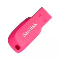 Pen Drive SANDISK Cruzer Blade 32GB USB 2.0 Tipo A Rosa