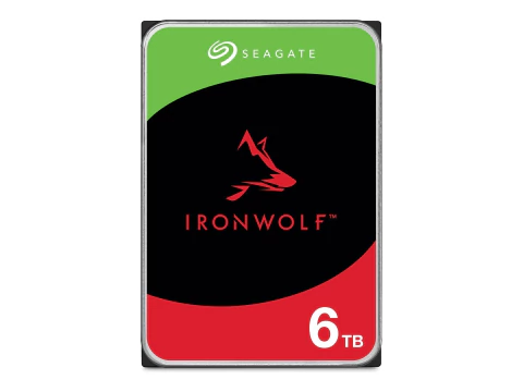 DISCO DURO INTERNO SEAGATE IRONWOLF 6TB 3.5" SATA III