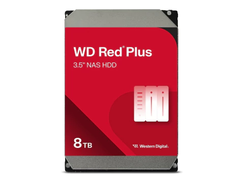 DISCO DURO INTERNO WESTERN DIGITAL 8TB 3.5" RED PLUS