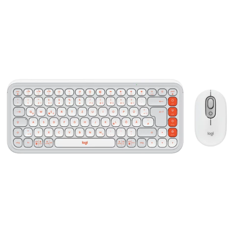 COMBO INALÁMBRICO LOGITECH POP ICON BLANCO