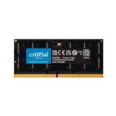 Memoria Ram SODIMM CRUCIAL CT 32GB DDR5 4800MHz CL40 1.10V Single Negro