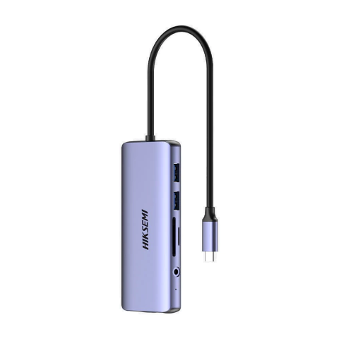 ADAPTADOR HUB HIKSEMI MULTIFUNCION TIPO C 11 EN 1 DS11