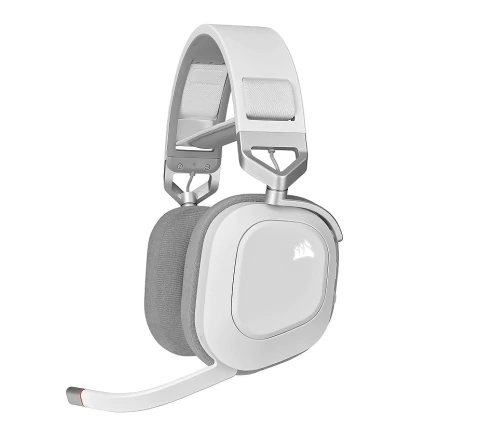 AURICULAR CORSAIR HS80 RGB WIRELESS SPATIAL AUDIO WHITE
