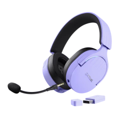 Auricular Gamer Trust Fayzo Wireless Purple Gxt491p