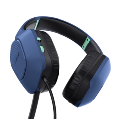 Auricular Gamer Trust Zirox Blue Gxt415b