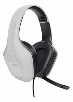 Auricular Gamer Trust Zirox White Gxt415w