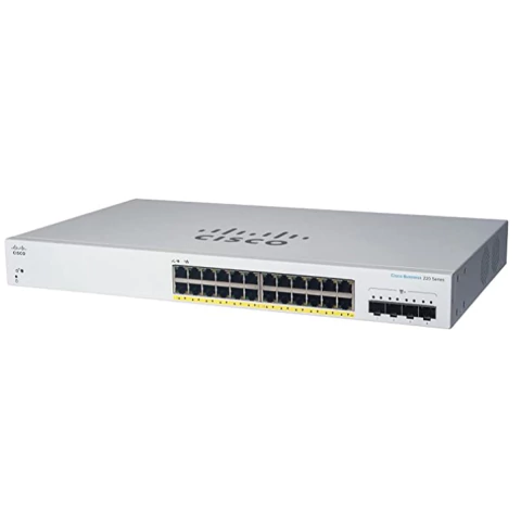 SWITCH CISCO CBS220 24G POE 4X1G SFP