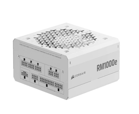 FUENTE CORSAIR RM1000E 2025 1000W CYBERNETICS PLATINUM FULL MODULAR PCIE 5.1 WHITE