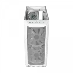 Gabinete COOLER MASTER HAF 500 Blanco Mid Tower ARGB SFuente