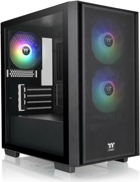 GABINETE GAMER THERMALTAKE VERSA H16 TG ARGB BLACK TEMP GLASS