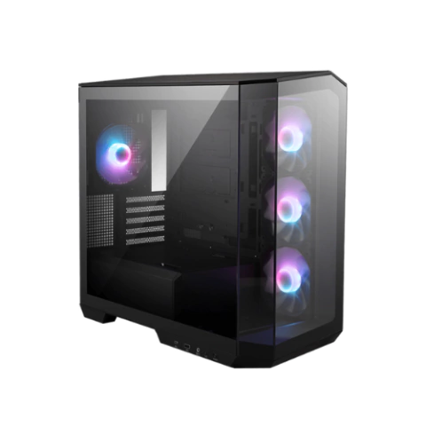 GABINETE MSI MAG PANO M100R PZ MICRO ATX TG X2 ARGB FAN X4 BLACK