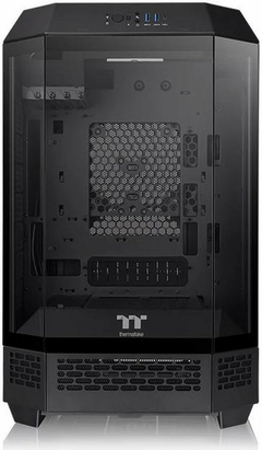 Gabinete Thermaltake The Tower 300 Black Tempered Glass