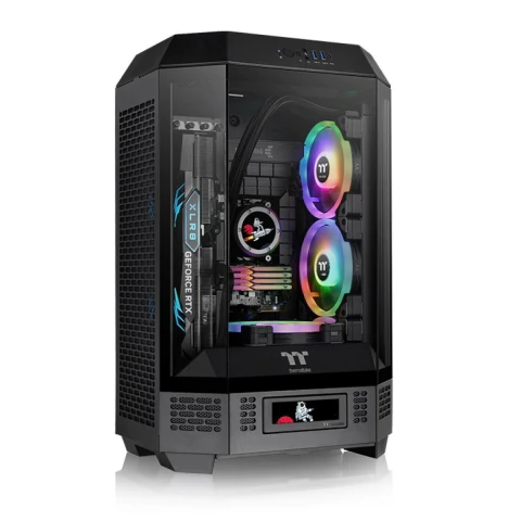 GABINETE THERMALTAKE THE TOWER 300 BLACK TEMPERED GLASS