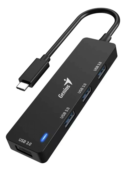 GENIUS UH-400 HUB USB-C A 4 USB-A