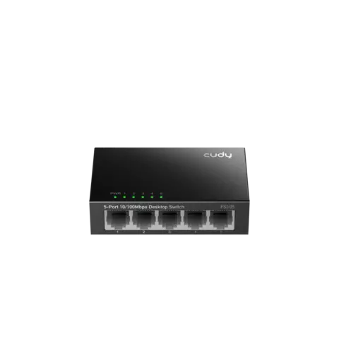 SWITCH CUDY 5 PUERTOS METAL