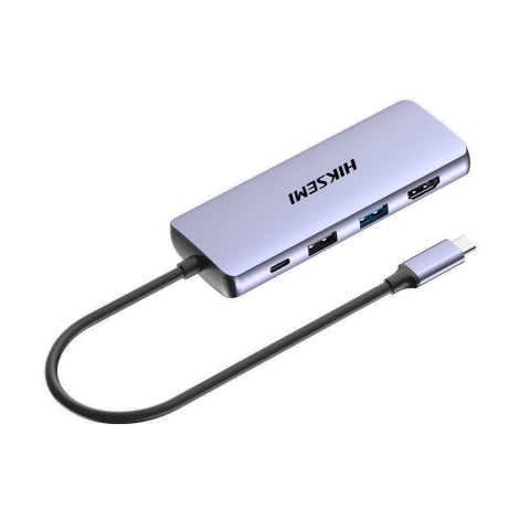 ADAPTADOR HUB HIKSEMI MULTIFUNCION TIPO C 8 EN 1 DS8
