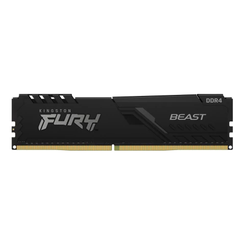 MEMORIA RAM UDIMM KINGSTON FURY BEAST 16GB DDR4 3200MHZ CL16 1.35V SINGLE NEGRO