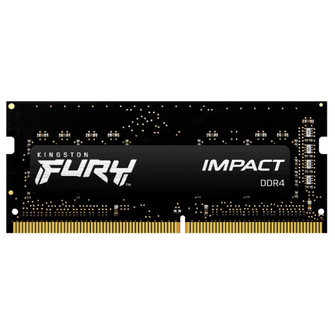 MEMORIA SODIMM FURY DDR4 16GB 3200MHZ IMPACT NEGRA