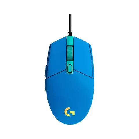 MOUSE C/CABLE LOGITECH G203 AZUL
