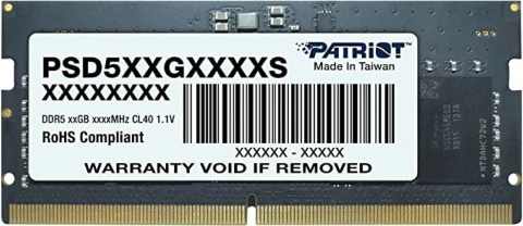 MEMORIA PATRIOT SIGNATURE LINE SODIMM DDR5 32GB 4800MT/S PS001641