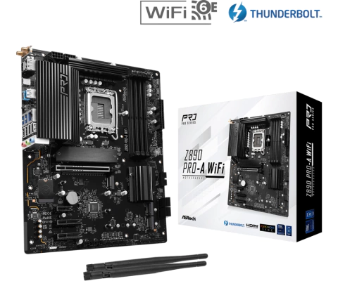 MOTHERBOARD ASROCK LGA1851 Z890 PRO-A WIFI
