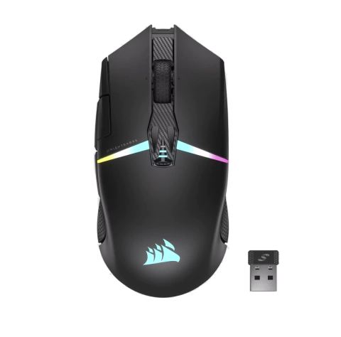 MOUSE CORSAIR NIGHTSABRE WIRELESS RGB 11 BOTONES 9526