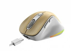 Mouse Genius Rs2 Ergo 9000s Pro Pine Wood