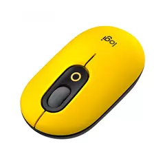 Mouse Inalámbrico LOGITECH POP Negro y Amarillo