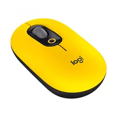 Mouse Inalámbrico LOGITECH POP Negro y Amarillo