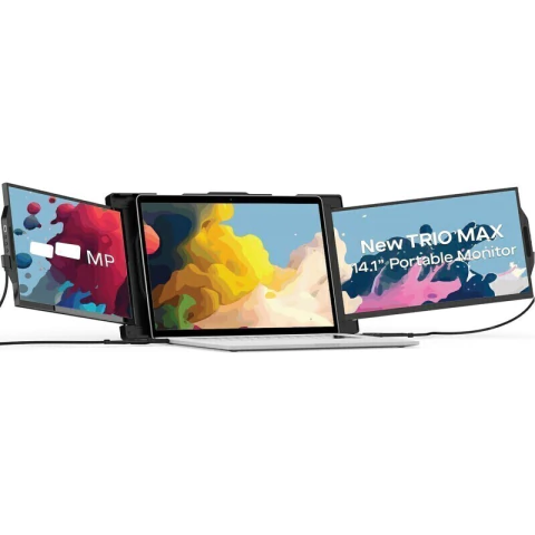 BYH MONITOR PORTATIL PARA NOTEBOOK TRIO MAX TRI-SCREEN 2.0 14.1