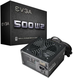 Fuente Gamer Evga 500w W2 80 Plus