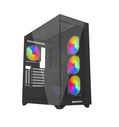 GABINETE GAMER RAIDMAX INFINITA I800 FISHTANK TG RGB