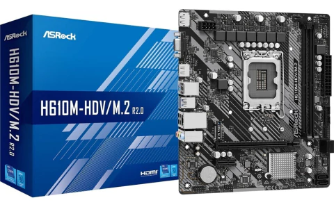 MOTHERBOARD ASROCK (LGA1700) H610M-HDV/M.2 R2.0