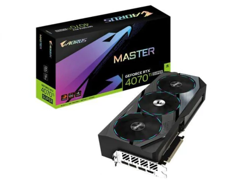 PLACA DE VIDEO GIGABYTE RTX 4070 TI SUPER AORUS MASTER 16GB 256 BIT DDR6