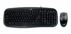 Teclado + Mouse Combo Usb Genius Km-200 Smart Black