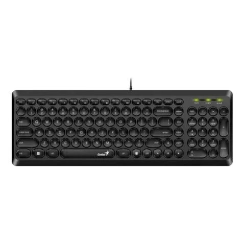 TECLADO USB GENIUS SLIMSTAR Q200 BLACK
