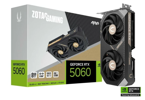 PLACA DE VIDEO GAMING ZOTAC RTX 5060 AMP 8GB GDDR7