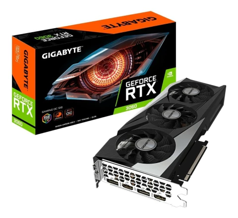 PLACA DE VIDEO GIGABYTE RTX 3060 GAMING OC 12GB